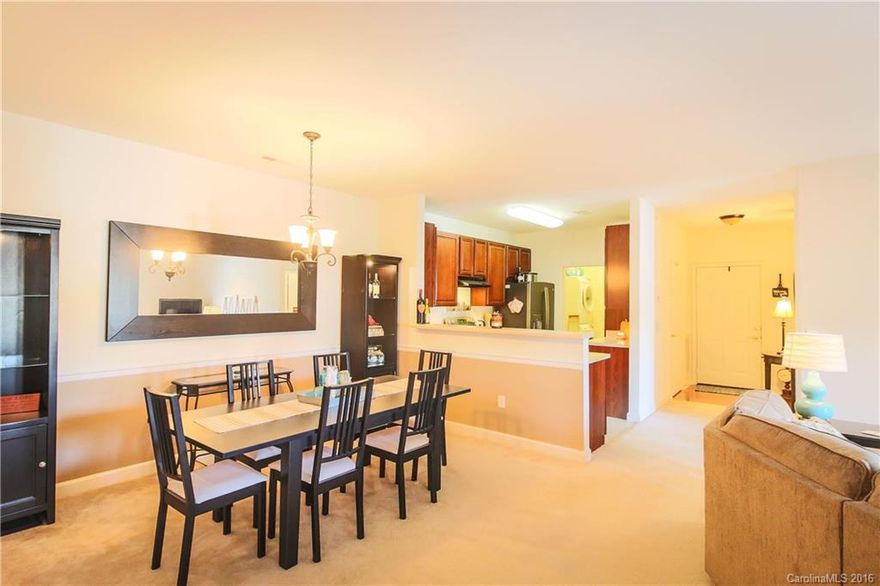 This condo shows like a model! Beautiful 2 bedroom/2 bath condo that has been very well maintained.  Locked entrance to building. Condo has office/study that could be used as a 3rd bedroom with closet adjacent. Stainless steel appliances, open floor plan, and custom closet in the Master Bedroom. Large Master suite. Great Condo amenities with pool, gym. Great location close to Birkdale Village, Greenways, and the Lake!