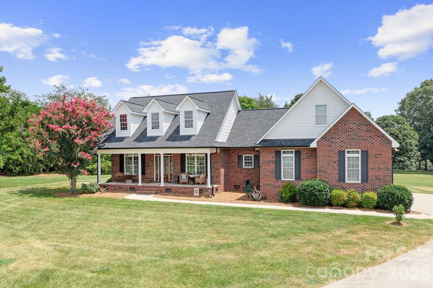 Welcome to your next Home Sweet Home! This stunning full brick Cape Cod beautifully blends timeless charm with modern flexibility, offering meticulously maintained living space designed for both comfort and everyday functionality. Featuring 3 spacious bedrooms, 2 full baths, a bonus room, and additional office space, this home offers a layout that easily adapts to your lifestyle. The inviting main level welcomes you with an open, flowing floor plan filled with warmth and comfort from the moment you step inside. The newly finished upper level adds even more versatility with an additional bonus room currently being used as a bedroom, along with space already in place for a future full bath. Whether you envision a guest suite, media room, gaming room, private retreat, or expanded living space, the possibilities are endless. Situated on over an acre in a peaceful cul-de-sac, the outdoor setting provides the perfect blend of privacy and room to roam. An oversized garage offers abundant storage and workspace for hobbies, vehicles, recreational equipment, or all the extras. With its low-maintenance brick exterior, flexible floor plan, and prime location in the highly sought-after North Lincoln School District, this move-in ready home offers the perfect combination of classic character, modern updates, and room to grow for years to come.