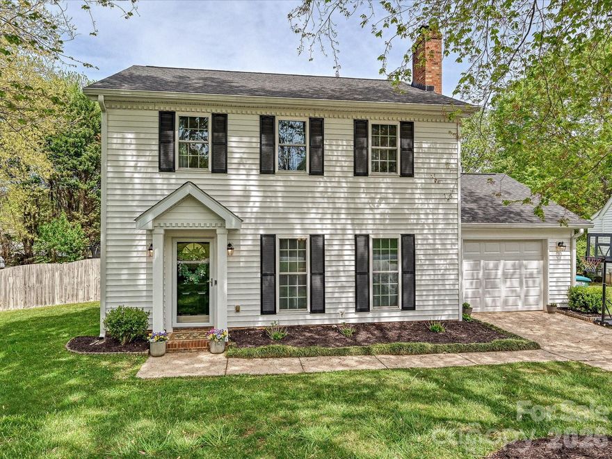 Welcome home! This picture-perfect 3-bedroom, 2.5-bath home on a quiet cul-de-sac street radiates curb appeal and has been thoughtfully updated from top to bottom. Enjoy the ultimate peace of mind with a brand-new water heater (2026), newer HVAC (2017), newer roof, siding, and windows (all 2020). The floor plan offers flexibility with a spacious living room, dining room and eat in kitchen on the main level. Sliding glass doors lead to an incredible, flat fenced-in backyard with storage shed, fire pit, play yard and trampoline. Upstairs features new LVP flooring -- the generous primary suite has his and hers closets and an ensuite bath. Two additional bedrooms and an additional full bath round out the upstairs. With smooth ceilings, newer light fixtures, gutters with guards, and new toilets/faucets—even down to the doorknobs, hinges, and outlet covers—nearly every inch of this home has been improved. What isn't new has been maintained with meticulous care. Best of all, neighborhood access to Four Mile Creek Greenway - which connects to downtown Matthews - and Squirrel Lake Park is just around the corner off Brenham. With 485 and 51 easily accessible, you have seamless connections in almost any direction. Come see this home today and envision your new lifestyle! No HOA!