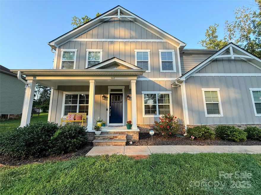 Enjoy stunning views of Lake Norman right from your dining room in this beautiful and spacious home! Located just minutes from Mooresville and I-77, this home offers the perfect combination of convenience, comfort, and scenic charm.  Find the open-concept layout featuring a formal dining room private office/flex space, and a cozy family room with a gas log fireplace. Upstairs, you’ll find 3 spacious bedrooms & and bonus/4th bedroom!  The primary suite with a spa-like bathroom, and a walk-in closet. 2nd floor laundry room! The kitchen is a chef’s dream, complete with an island and a gas range—perfect for cooking and entertaining. This home also comes equipped with smart home features, including a brand-new Amazon Echo, Ecobee smart thermostat, Ring doorbell, and an electronic keypad entry system—offering both modern convenience and peace of mind.   Situated on over half an acre, the backyard offers plenty of space for outdoor activities. NO HOA!