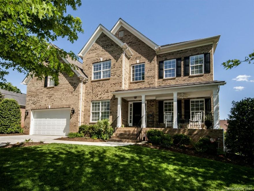 Great pride of ownership shows throughout this full brick home! Beautiful landscaping, screened porch with EZ Breeze windows, composite decking, stamped concrete patio, granite counters,HW floors and easy to maintain ceramic tile floors, gas cooktop, kitchen island, private office, huge master on the main level with custom closets, spacious bonus, 2 jack and jill baths, walk in storage, whole house structured wiring, huge unfnshd basement w/ a workshop, Fort Mill School, great TC amenitites!