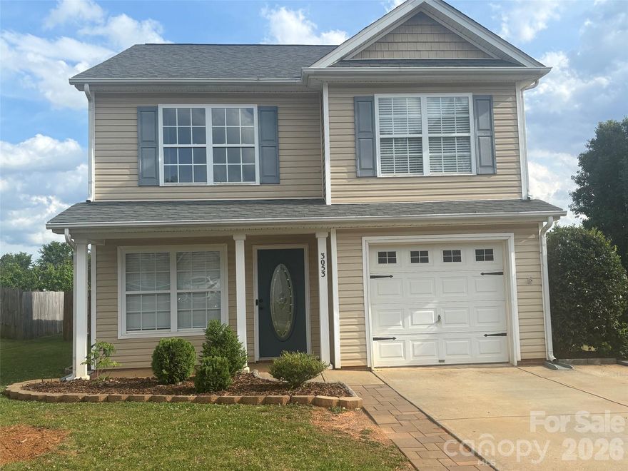 Beautiful remodeled two story home in Lancaster County's Brookchase neighborhood. From the covered front porch entering the home you will notice the hardwood floors and modern color pallet which are throughout the house. All the bathrooms have updated tiled floors and vanities. The warm great room with fireplace flows past the half bath to the kitchen and dining area. The bright kitchen has white cabinets, designer backsplash, stainless steel appliances and sitting bar. Wainscoting extends from the great room into the kitchen and dining area adding that upgraded finish look. From the dining area exit to the very private fenced backyard with paver patio, Gazabo for shade, flower beds and outside storage shed for garden and lawn equipment. From the kitchen enter the laundry room and on to the super clean garage with built in workbench and mezzanine level storage shelves. Going upstairs you will see the convenient loft area offering second floor flex space. The large primary bedroom includes remodeled bath with separate shower and garden tub plus double vanities. The secondary bedrooms each have easy access to a remodeled hall bath. This home is truly move in ready.