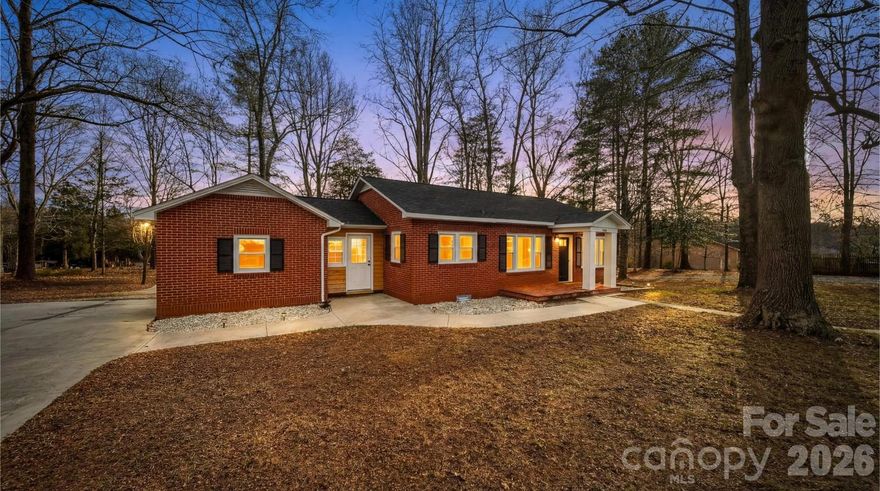 Beautifully updated brick home in the desirable Mountain View area—now offered with a $10,000 buyer credit at closing that can be used toward closing costs or to buy down the interest rate.

This 3-bedroom, 2-bath home offers 1,604 square feet of thoughtfully renovated living space with classic charm and modern updates throughout. Located on a quiet dead-end road shared with one neighbor, the setting provides privacy and a peaceful feel rarely found this close to town.

The park-like 0.85-acre lot features mature trees and open space suitable for recreation, gardening, or a future detached garage. Recent improvements include a new roof, new energy-efficient HVAC system, new low-E double-hung windows, an updated kitchen with new energy-efficient appliances, and a newly renovated primary en-suite with upgraded fixtures.

Additional highlights include expansive front and backyard areas, durable brick construction, and convenient access to major highways, shopping, dining, and schools. Located within the Mountain View School District.

Move-in ready with a rare combination of modern updates, timeless appeal, and a valuable financial incentive to help make this home even more attainable.