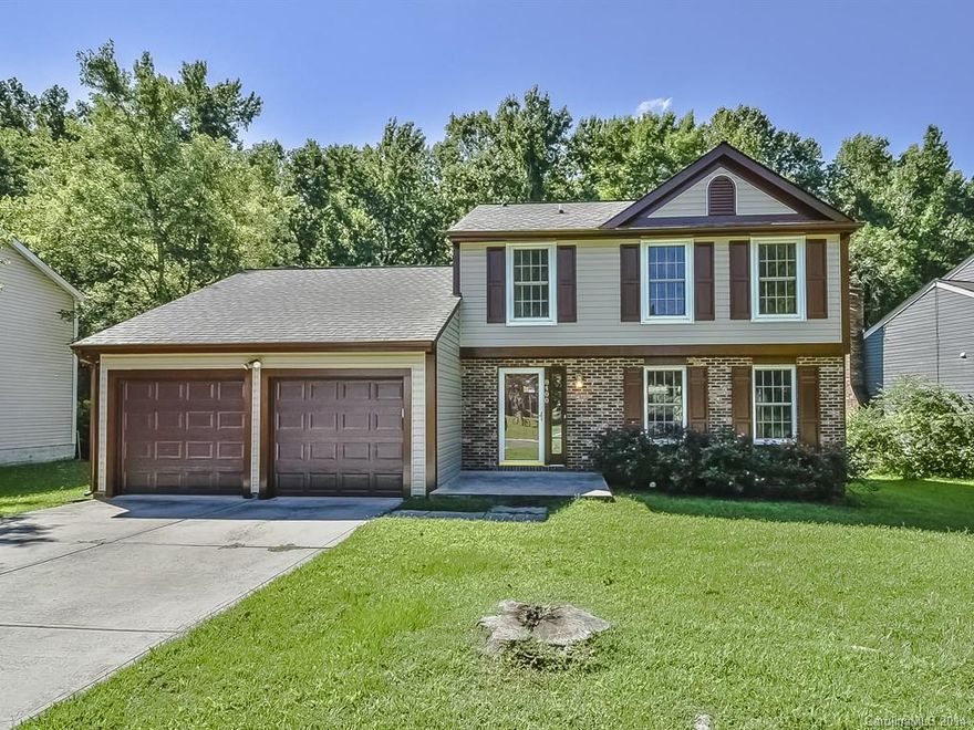 Great home for the money!  Come see...updated vinyl siding, roof 5-6 years old, HVAC about 6 years old...insulated windows.  2 car garage.  Nice kitchen with tile backsplash, updated range/oven and dishwasher.  Fridge included! Den with fireplace open to kitchen. Upstairs bath has separate vanity for master bedroom. Whole house water softener. Large, private back yard.  Don't miss out!