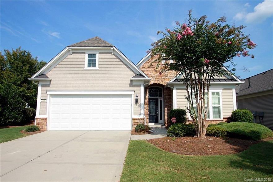 Willow Bend w/ Sunroom in Incredible Location, Walking Distance to Amenity Center & Golf Clubhouse! Hardwoods, Crown Molding, & Plantation Shutters! Spacious Great Room w/ Fireplace leads to Sunroom. Patio w/ Privacy Landscaping. Kitchen w/ Stainless Appliances, Granite Counters, Under Cabinet Lights, Storage Roll Outs, Built In Desk, Island, & Nook. Owner’s Suite & Bath w/ Dual Sinks, Shower, & Walk-In Closet. Office Provides Extra Living Space. Laundry Room w/ Sink & Shelving. 55+ Community