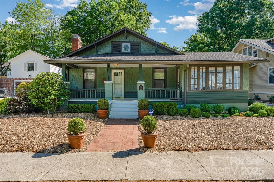 Nestled in Concord’s North Union Historic District, this beautifully reimagined 2,102 sq.ft. bungalow offers character, comfort, and versatility—along with a 468 sq.ft. climate-controlled garage apartment perfect for rental income, guests, or home office. The house has been meticulously renovated by the current owners to blend historic integrity with today’s lifestyle. Inside, you'll find rich hardwood floors, soaring ceilings, and sunlit spaces that are bright and airy. The new designer kitchen boasts custom marble tile, premium KitchenAid appliances, and elegant finishes.  Updated baths, Visual Comfort light fixtures, welcoming front porch, and detached 2-car garage add to the allure. Located steps from Concord’s vibrant downtown area—this exceptional property is move-in ready for refined living.