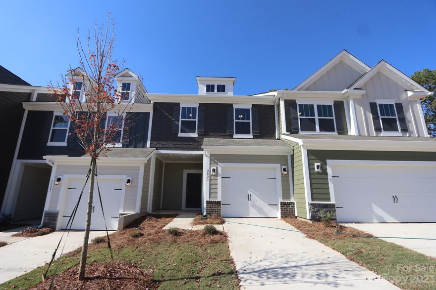 Are you ready to leave high rent and cramped living spaces behind? Then this 3-bedroom, 2.5- bathroom townhome is a great choice for you. Located in Monroe and nearing completion, this townhome includes many upgraded interior finishes such as hard-surface floors, granite kitchen countertops, stainless steel kitchen appliances, timeless shaker style cabinetry, quartz bathroom countertops, and more. When you enter the foyer, you will pass the powder room just before entering the kitchen and breakfast area. The large kitchen island can function as extra seating, small appliance storage, and bonus food prep space. Upstairs in the primary bedroom, you will enjoy a sizable walk-in closet and private bathroom with a double vanity and walk-in shower. Two more bedrooms, a full bathroom with Shower/Tub Combo, and the laundry area will complete the second level of this townhome. Back downstairs, the back patio just off the family room will be the perfect spot to sit and enjoy your morning coffee.
