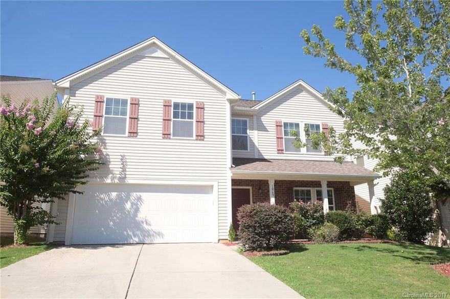 Location! Location! Walking distance to award-winning elementary (Sugar Creek) and high school (Nation Ford).  Quiet cul-de-sac street and lot with sense of privacy in back yard (despite backing to neighbors). Meticulously maintained. Beautiful open floor plan perfect for entertaining. Hardwoods throughout main level including stairs. Spacious loft greets you at top of stairs leading to laundry and all large bedrooms including an oversized master retreat w/ walk-in closet and spa-like bath.