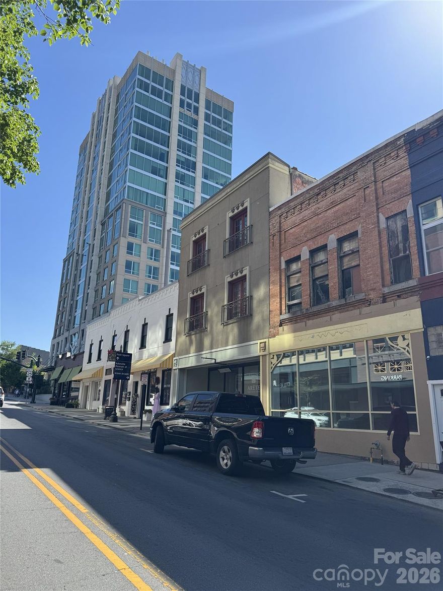 Mixed-Use Redevelopment & Boutique Hospitality Opportunity with Dedicated Parking at
76 College St. Proposed 35-room boutique hotel, cocktail lounge, and ground level retail on
both N. Lexington Ave. and Broadway Street.

Located in the heart of downtown Asheville, the property sits at the intersection of Broadway Street and
the Lexington Avenue retail corridor, two of the city’s most active pedestrian streets. Part of the historic
Star Block, originally built in the early 1900s, the building is positioned for redevelopment as Zelda Salon,
a proposed 35-key boutique hotel that will preserve the property’s historic character while introducing
suite-style guest rooms, curated hospitality spaces, and ground-level retail along both Broadway and
Lexington Avenue. 

The offering also includes the adjacent 76 College Street parking lot, providing approximately 20 surface
parking spaces in a supply-constrained downtown environment. Together, the properties present a rare
downtown parking in the center of Asheville’s thriving tourism market.
opportunity combining existing retail income, boutique hotel redevelopment potential, and dedicated