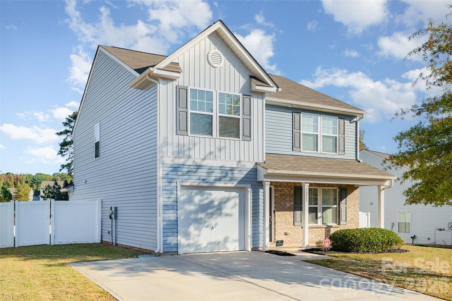 Move-in ready home in York featuring fresh paint and new flooring throughout! This thoughtfully designed open floor plan offers both functionality and flexibility. The spacious kitchen is complete with a large island opening to the living area. A versatile main-level flex room provides the perfect space for a home office, playroom, or bonus area to fit your needs. Upstairs, you’ll find a generous loft plus spacious bedrooms, each with walk-in closets for exceptional storage. Enjoy outdoor living with a welcoming covered front porch, fenced backyard, and patio. Located in the Austen Lakes community, residents enjoy lake access with greenspace, a paddlesport launch, and storage area. Conveniently situated just minutes from downtown York’s shopping, dining, and daily conveniences, with nearby parks and trails for outdoor recreation. Easy commute to Charlotte and Rock Hill, plus the benefit of low South Carolina property taxes. A fantastic opportunity — schedule your showing today!