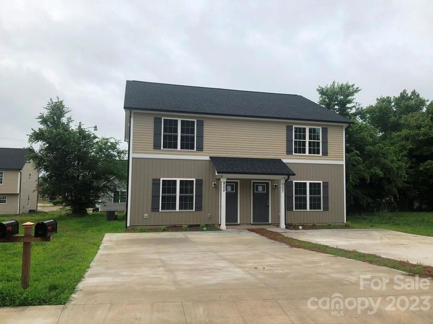 Perfect rental in the growing Kannapolis market. Duplex with renter in place in one unit. Investors and homeowners can both enjoy the income of this ready to rent property. Move in the vacant unit or rent it out. Fine craftsmanship with granite countertops and beautiful LVP floors.