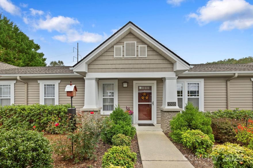 Welcome home to this charming 2 bedroom, 2 bath townhome in this beautiful mountain gated community in Hendersonville. Perfect for the busy professional or the retiree with an active lifestyle, this lovely townhome is move-in ready with multiple amenities such as lawn maintenance, a heated pool, fitness center, tennis/pickle ball court, and scenic streets with sidewalks. Modern updates include granite countertops, stainless steel kitchen appliances, gas oven, gas fireplace, and new light fixtures and fans. Additionally, the HOA will be covering the installation of new skylights with remote controlled blinds. The screened in back porch with storage closet and paved back patio are set up to allow for privacy when outside. The carport is sized to allow parking for two larger sized vehicles. Additional storage includes two large closets and pull down storage in the car port. This townhome boasts beautiful mountain views and is just minutes from Hendersonville's apple orchards, historic downtown, and 30 minutes from Asheville.