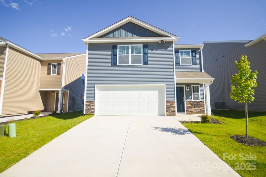 Introducing Providence Walk, a new home community located in Hendersonville, NC and minutes from Main Street in downtown with charming restaurants, quaint boutiques, parks and the Equsta Trail. The main level on this plan offers an open concept, seamlessly blending the living area, kitchen and breakfast nook. All 3 bedrooms are located upstairs, including the primary suite with attached bathroom and large walk-in closet. The laundry is also conveniently located upstairs, centrally between all three bedrooms. Both additional bedrooms have large walk-in closets of their own, offering plenty of space for all! *Home features are subject to change without notice. Internet service not included. Sq footages are approximate*