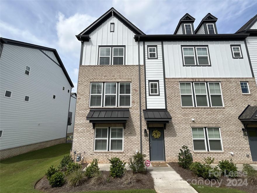 Check out this modern 3 story townhome! End unit with great natural lighting & unbeatable amenities. Premium LVP flooring throughout. An open kitchen has sleek, stainless steel appliances. Stunning tilework & countertops. You can also take a step outside onto the balcony! The main floor boasts a built in office station, a bar area with wine storage creating a beautiful display & space for a wine cooler. Head to the next level for all bedrooms, carpeted & spacious. There is great space for storage here, including some extra space within the 2 car garage. The primary bathroom has beautiful tile work & sports a double sink vanity. Enjoy spending time outdoors? Head up to the roof top terrace! This spot is a highlight of the home, perfect for entertaining, eating meals, drinking your morning coffee, or relaxing in the cool fall evening that are right around the corner. Come check it out today!

Please note Renters Insurance is required. Pet Fee is per pet that does not exceed 35 lbs.