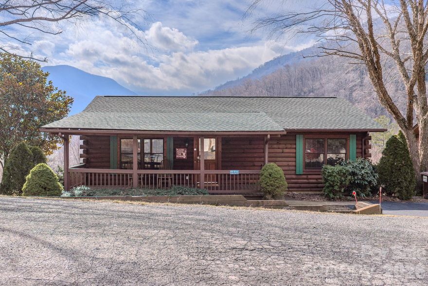 Beautifully updated 3-bedroom, 3-bathroom mountain retreat in Maggie Valley just 3 miles from Cataloochee Ski Area, 45 min. to Asheville, 15 to Waynesville with easy access.  The home offers unobstructed year-round mountain views and exceptional turnkey appeal with over 195 9.8/10 transferable reviews. Sold fully furnished with high-end furnishings, this property is ideal as a primary residence, second home, or income-producing investment.
Thoughtfully renovated, the home blends modern upgrades with classic mountain charm. The kitchen features granite countertops and stainless steel appliances, while the bathrooms have been tastefully updated for a clean, contemporary feel. A pool table adds to the entertainment value. The family room is a welcoming space for gatherings and guest enjoyment or just snuggle by the fireplace.
Step onto the back porch and take in the sweeping, unobstructed long-range views of the surrounding Smoky Mountains. Whether enjoying morning coffee or evening sunsets, the scenery remains stunning in every season.
The exterior was freshly painted and stained in 2024, enhancing both durability and curb appeal and a new roof was installed in 2023, which includes a transferable warranty. Seller has had a pre-inspection complete and is also including a credit towards a 1 year Home Warranty. 
Currently operating as a successful short-term rental with strong rental history, this property offers immediate income potential. Rental records available upon request- however it was owner occupied several months a year. Showings requests more likely to get approved during midweek, since most weekends are booked. Book your showing now!