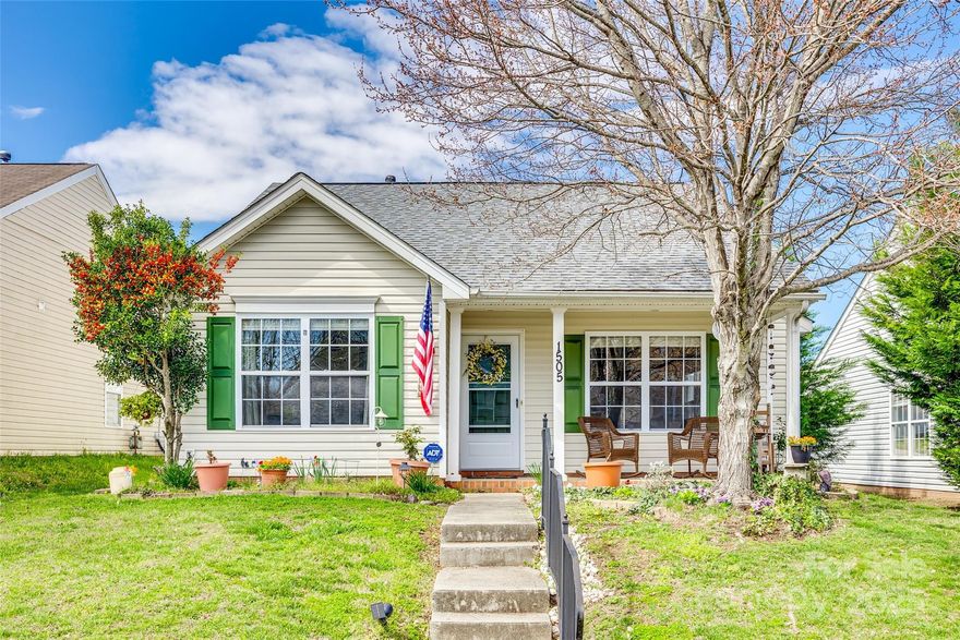 You would be hard pressed to find a better home in this price range!  This 3 bedroom, 2 bath house split floor plan in Amber Ridge in Rock Hill is a rare find!  This house has all of its rooms on one level, a deep 1-car garage with shelving, and double parking pad and a shed.  Inside, there is fresh paint on the cabinets, a gas fireplace and a dishwasher and an oven range less than 2 years old. More pictures and measurements to come.