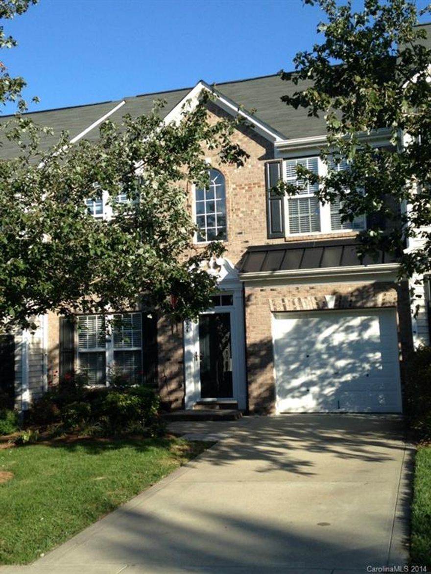 Enjoy a 3 bed/2.5 bath home in Indian Land, close to all the amenities of Blakeney and Ballantyne.  Spacious rooms and closets, fully equipped kitchen overlooking the living room and sun room.  New HVAC system installed 2013 and carpet and paint in 2012.  Ceiling fans throughout, washer/dryer included and an attached one car garage.  Hurry and move in ASAP!