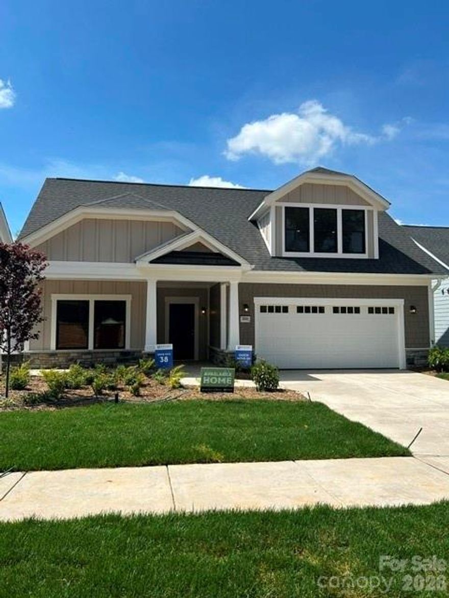 Inventory home - Epcon Communities is proud to celebrate our 40th anniversary this month! To celebrate we are offering our biggest promotion for a very limited time where this home is $40,000 off the original list price! (List price showcases current promotion). If you have been waiting for prices to go down now is your opportunity to start your next best chapter! This luxury home features the Promenade floor plan with private bonus suite which includes living area, bedroom and full bath. The Promenade offers a grand entrance, an open, light filled layout that wraps around your beautiful, private, garden courtyard.  Luxurious selections, such as gourmet kitchen, spacious owner's suite with zero entry shower, ample storage space and too many upgrades to list!  Convenient features include a centrally located laundry room. The Courtyards at Hodges Farm community is conveniently located in the town of Charlotte, NC near the University District. The majority of homesites in this community back up to a mature tree line or green open space. Take advantage of future amenities including 2 clubhouses each with a fitness center, a sparkling pool, indoor/outdoor fireplace, screened porch and Pickleball court!  Enjoy a beautiful stroll through this park like setting community and explore the outdoors. This Quick Move-In home will be ready February 2026