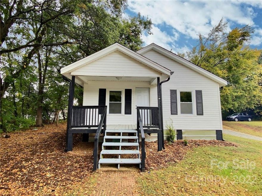 Welcome home to this adorable 2 bed, 1 bath home that has all new everything! Totally flipped and ready to make into your dream home. From the updated front porch, enter the home into your open concept living room, which overlooks the freshly updated kitchen with brand-new butcher-block countertops. The 2 bedrooms each feature roomy closets for all your storage needs. Great storage space for the square footage. Wonderful opportunity to own what feels like a new home with all its recent updates! This home would also make a great investment as a rental property!