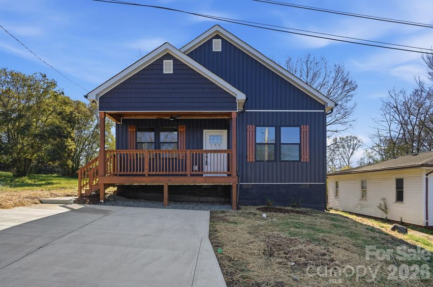 Check out this brand-new ranch just 3 minutes from the heart of Downtown Concord. If you’re tired of the same old cookie-cutter houses, this is the one. It’s got a super open layout with 9-foot ceilings and bright LED lighting that makes the whole place feel huge. The primary suite is a total win with a walk-in closet and a custom-tiled shower that feels high-end.

You get a big front porch for hanging out and a cleared backyard with a deck that’s perfect for grilling. Parking is actually easy here too—you’ve got a two-car driveway. You’re literally seconds away from all the best restaurants and shops Uptown. It’s move-in ready and waiting for you.