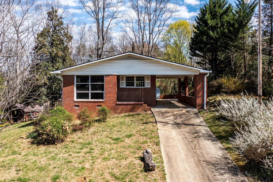 Calling all investors! This home has great bones, with endless opportunities. Come pick up where the previous owner left off and customize to your liking!  Located in a desirable location convenient to shopping and eating, the home is currently framed out as a one bedroom, one bath with an open living area.  Electrical and plumbing rough-in has been installed and the heating and air is in place.  McDowell County shows no septic records but the buyer believes it to be a 3-bedroom system.  Buyer agent can confirm.  Property being sold as-is.