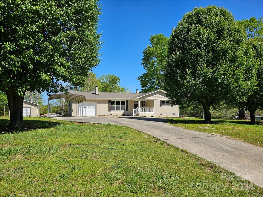 Great brick home on almost an acre.  The home has been completely redone. All new plumbing, wiring, flooring,
cabinets, windows, doors.  Stainless appliances including refrigerator.  A single attached garage.  Outside the back yard has a 6ft high fence.  There's a 24 x 24 detached garage, with separate power meter than house.  Only a 12 x 12 detached garage.  I must see home.