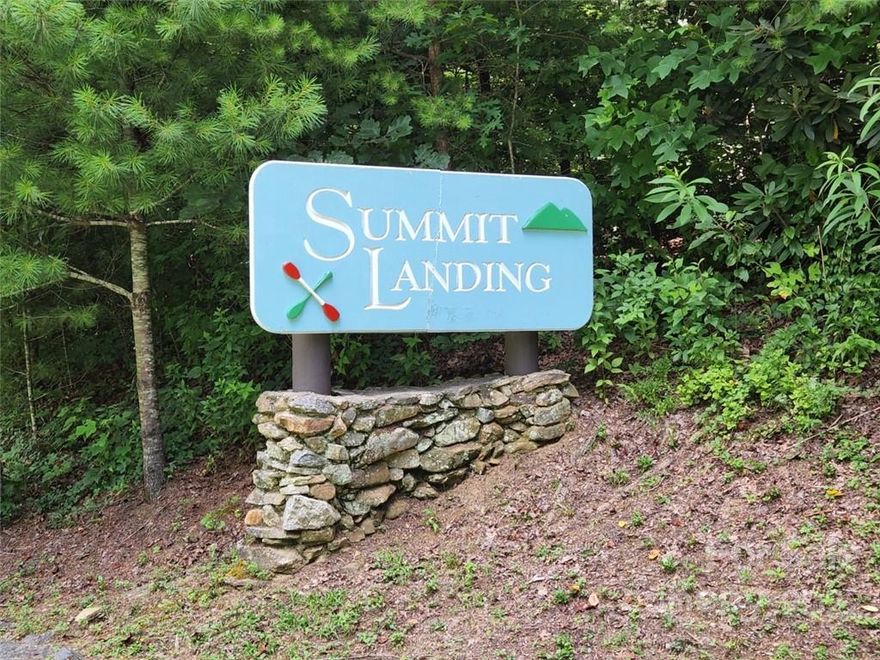 Welcome to Summit Landing this beautiful 1.90-acre lot is in the gated riverfront community of Summit Landing. This lot offers 285 ft of riverfront on the pristine Green River and a short boat ride to Lake Summit.  This property is just 7 miles South of Hendersonville and is approximately 35 minutes to Asheville.  Lake Summit is a 223-acre recreational lake that offers swimming, fishing, kayaking and canoeing.  You can enjoy the 6-acre river park with a picnic and BBQ area, a community boat house with canoes, kayaks, private dock and community trails.  The Green River has numerous tributaries, but much of its water flows from a confluence with Big Hungry Creek. The Green River is itself a tributary of the Broad River named for its deep green color but generally runs brown after heavy rains.  Come build your home in this beautiful community close to area amenities and attractions.