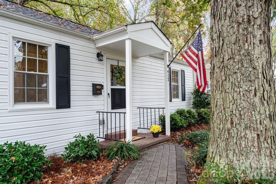 Located in a walkable Fort Mill neighborhood near downtown shops, dining, and Walter Elisha Park, this fully renovated single-story cottage offers modern peace of mind with classic charm and no HOA. Inside, the light-filled interior features an updated kitchen and bath, new flooring and lighting, a dedicated laundry room, and fully updated HVAC, electrical, and plumbing systems—creating a truly move-in-ready home.  Outdoor living includes a newly added covered rear porch overlooking a private, fenced backyard with mature trees, plus a 12x16 storage shed for added flexibility. This property combines updated systems, outdoor privacy, and Fort Mill walkability.