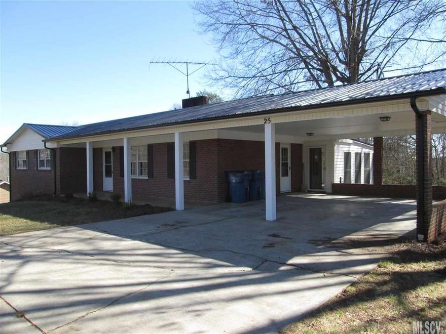 This 3 bedroom 2 bath brick home has been completely redone and looks amazing.  Hardwood floors, new carpet in bedrooms, new HVAC, new counter tops, new dishwasher, all new vinyl outside, and of course all new fixtures.  Walk in pantry provides extra storage for the kitchen.  Fireplace with gas logs in the dining area.  Huge sun room increases the living space and brings the outdoors inside.  Full basement and double attached carport.