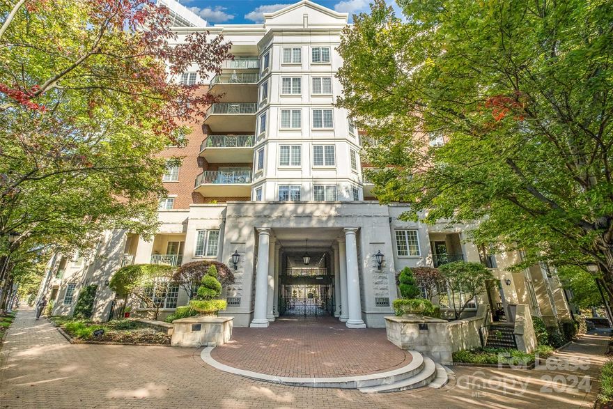 Ideally Located In The Heart Of Fourth Ward, This Beautiful 1 Bedroom/1 Bath Condo Overlooks A Lush, Manicured Courtyard With Gorgeous Views Of The City Skyline As Well! The Unique, OVERSIZED Floor Plan Offers Generously Proportioned Rooms That Open To Your Large Private Balcony...Perfect For Enjoying Morning Coffee & Evening Cocktails! Upgraded With Granite Countertops, Stainless Steel Appliances, Newer Washer, Dryer & Ceiling Fans. Luxury Living At Fifth & Poplar Includes 24/7 Concierge Service, A Cyber Café’, Coffee Bar, Fireside Library Lounge, Media Center, Billiards Room, Newly Expanded Fitness Center, Rooftop Terrace w/Fireside Lounge, Pool, Putting Green & Pet Park. Luxury Meets Convenience With The Elevator To Your Secured Parking Space & The IN BUILDING HARRIS TEETER MARKET Just Steps From Your Front Door! With A Walk Score Of 96, All Of The Dining, Shopping, Cultural, Sports And Entertainment Options Of The Vibrant Center City Are Just Minutes Away. Welcome Home!