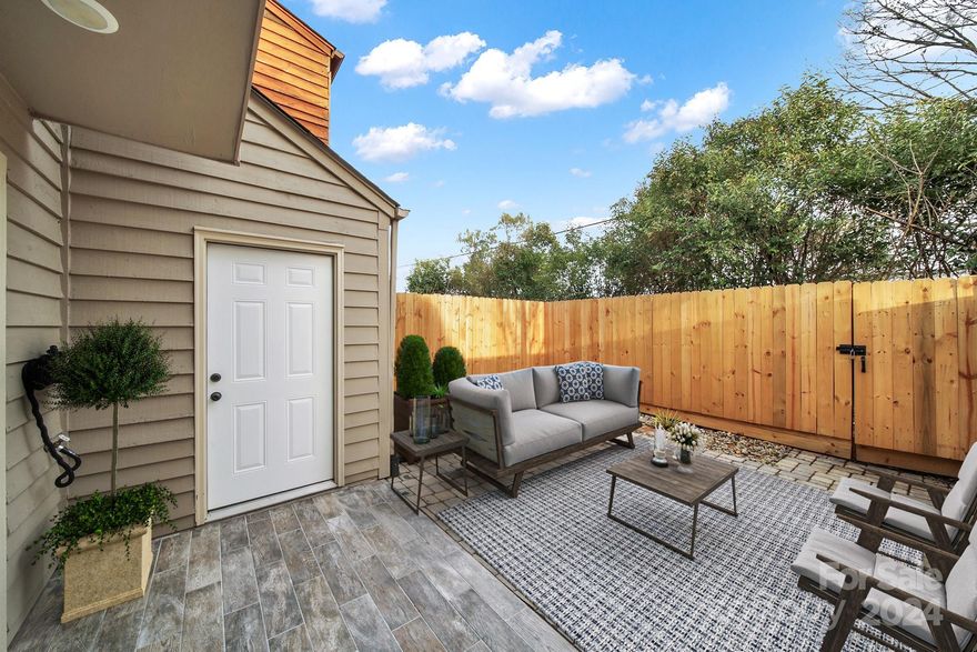 Completely renovated townhome in Rock Hill close to Cherry Road. Prepare for a fun lifestyle with walkability to restaurants and shops, enjoy your beautiful private backyard totally updated. Granite counter tops in kitchen and bathrooms. Storage shed in backyard. Low HOA. Owners spared no expense in upgrades.Upgrades (all done in 2023) include: Brand new storm door, all windows replaced, brand new appliances, whole staircase and rails replaced, whole house painted (interior and exterior), bathrooms upgraded, new water heater and filtration system added, sink added in laundry room, backyard space paved and new wooden fence installed. Please check list of upgrades attached.Brand new Washer, Dryer,Fridge and security system will be included with full price offer.2 assigned parking spaces.