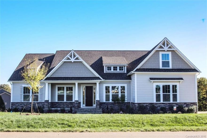 The Hardwick is this builder's newest and quickly becoming one of the most popular ranch plans. Includes 3bd/4.5bth with over 3000 HSF. The home's features don't disappoint with a Bonus Room located over the garage complete with bonus room and bathroom. Main floor features private study, butler pantry, large room, and a nicely equipped kitchen. The finish & features compliment the plan and include all you expect in a NEW home.