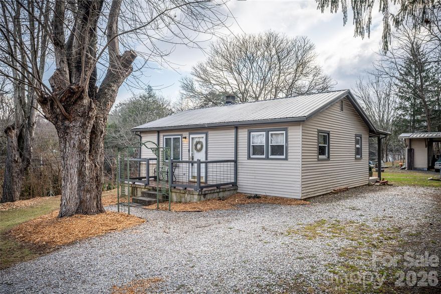 Location is prime due to this homes easy access to shopping and main roads like Sardis Rd, I-40, & I-26. The outlet mall is 1.6 miles away. If you need to access the highway, I-40 and I-26 are about 5 miles from the house. Enjoying the outdoors is easy when you live so close to Bent Creek park and the NC Arboretum, only a 6-8 min drive. For investors looking for a high return, the home was split in 2 apartments for 2 income streams.  Inside the 2 apartments is rustic charm throughout with original wood floors. You will avoid later expenses because the roof is new.   There are 5 outbuildings/sheds for storage with a large yard. One apartment has its own washer/dryer. Rent one or both sides or turn it back into one home with 2 bedrooms. An additional benefit is the yard has an RV hook up with water and electric. There is no HOA to pay for and no city taxes. This home is move in ready.  Air BnB possible