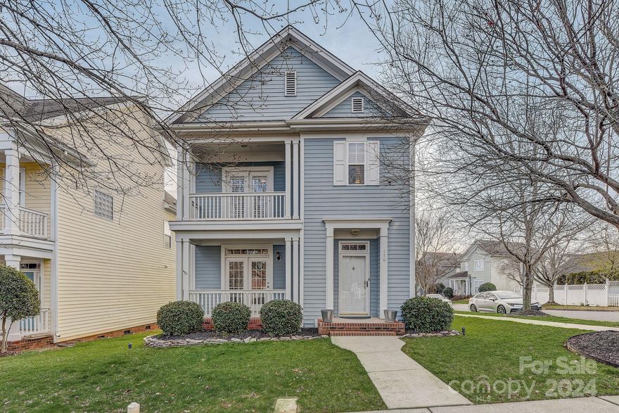 Discover the allure of this meticulously crafted 3-bed, 2.5-bath residence by Saussy Burbank, offering exclusive lake access in the coveted Water Oak community. Situated on a corner lot, this home presents a detached two-car garage at the rear and a fenced yard for ultimate privacy. Inside, revel in the seamless flow of site-finished hardwood floors throughout the main level, accentuating the spacious kitchen and living area. Retreat to the expansive primary suite featuring a private balcony, generous walk-in closet, and a charming gas fireplace, perfect for cozy evenings. Enjoy the myriad amenities of the community, including a playground, pool, and splash park, ensuring endless entertainment. Conveniently located near premier shopping and more, this residence invites you to experience luxury living at its finest. Welcome to your own haven of comfort and leisure!