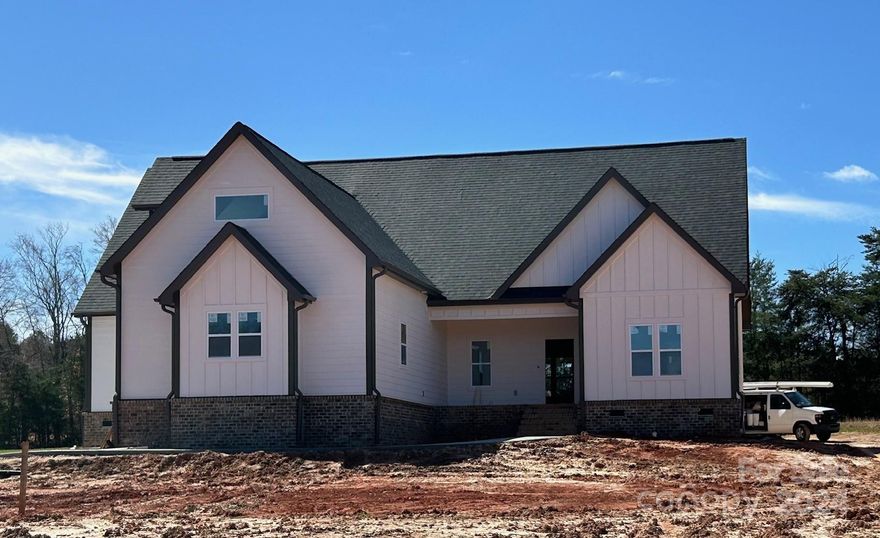 You'll absolutely love this spacious quality built 3 bdrm, 3.5 bath custom home with an open split bedroom floorplan, tons of natural light,great finishes, NO HOA on a .97 acre level lot with room for a pool, all on a cul de sac street! Upon entering this bright and open home your eyes will immediately be drawn to the greatroom with 14ft vaulted ceiling, faux beams and a FP with floor to ceiling ship lap. This split bedroom floor plan offers an exceptional kitchen with a breakfast bar, walkin pantry,dining area w/wainscoting, wall oven and plenty of cabinets! The main floor offers a large primary bdrm w/trey ceilings, bath w/tiled shower, free standing tub and walkin closet, secondary bdrm, office/flex room & laundry room.Upstairs you'll find an oversized bonus room, bdrm & full bath.The large rear covered deck overlooking your great back yard is amazing and oversized garage complete this perfect home! all conveniently located to schools,medical, shopping,restaurants and the airport!