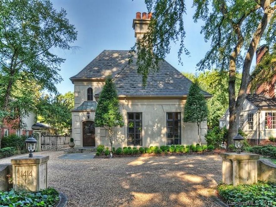 Gorgeous home built by Philip Thomas in the heart of Eastover. An elegant blend of French architecture and traditional design. Features include a two story foyer with marble flooring, 10ft. ceilings, 4 fireplaces, hardwood flooring, an amazing wine cellar, all bedrooms have ensuite baths, a state of the art workout room over the carriage house and so much more! Come see one of Eastover's most unique homes!