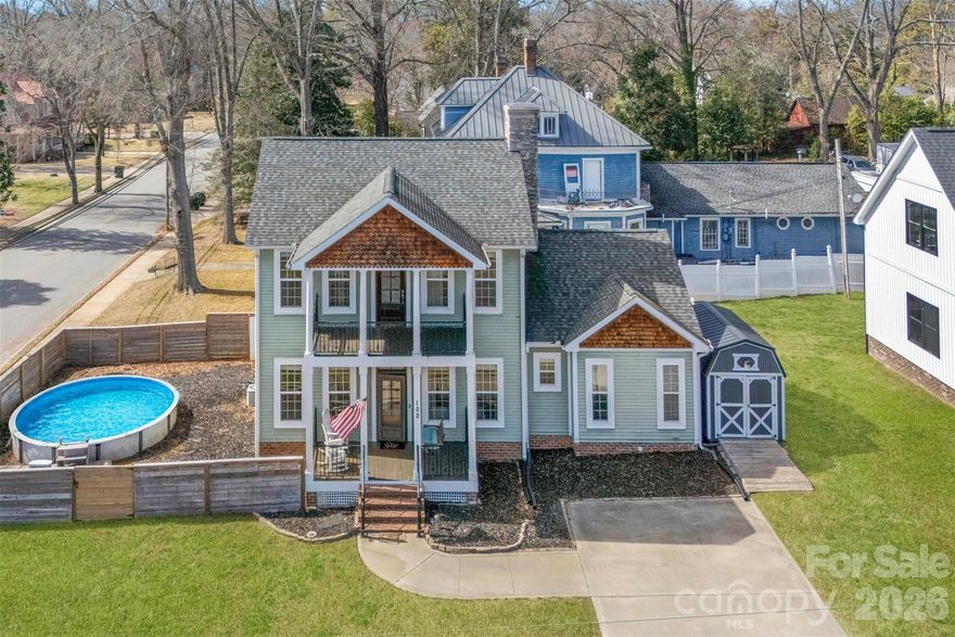 Welcome to easy, charming living in the heart of Kings Mountain. This home offers a thoughtful layout, classic style, and the kind of everyday functionality buyers are looking for right now — all in a location that truly sets it apart.
Featuring 3 bedrooms and 2.5 baths, the layout feels both comfortable and intentional. The main living areas flow naturally, making it easy to relax or entertain without feeling boxed in. Natural light fills the space, giving the home a warm, welcoming feel from the moment you walk in.
The kitchen is well-positioned for daily life, whether that’s weeknight dinners, weekend hosting, or simply enjoying your morning coffee. The primary suite is conveniently located on the main floor, offering privacy and ease. Upstairs, the additional bedrooms provide flexibility for guests, work-from-home needs, or growing households - along with access to a charming upper-level balcony, perfect for quiet mornings or winding down in the evening. Storage is practical, and the overall layout makes smart use of the square footage.
Outside, enjoy low-maintenance living with space to relax and unwind — including an above-ground pool that’s perfect for cooling off on warm Carolina days. And the location? Hard to beat. You’re within walking distance to downtown Kings Mountain, minutes from Two Kings Casino, and just a short drive to Moss Lake for boating, sunsets, and weekend fun.
Whether you’re searching for a place to settle in or looking to invest in one of Kings Mountain’s most convenient locations, this home offers the lifestyle, accessibility, and everyday ease that make a house truly feel like home.