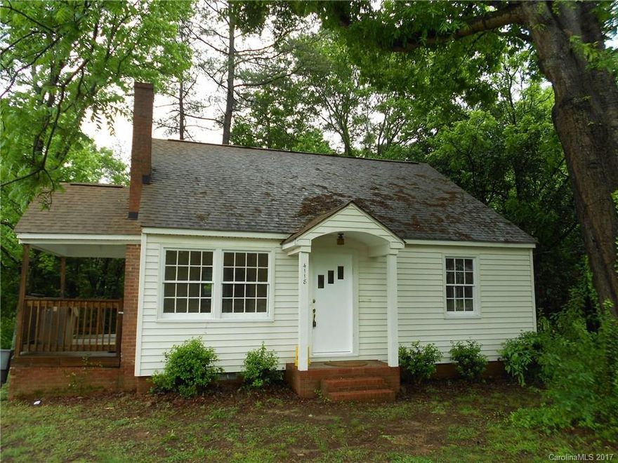 Highly anticipated 4 bdrm, 2 bath house in S. Charlotte! This 1.5 story home is bursting with character! It has some arched doorways, beautiful refinished hdwd floors and new carpet, a formal dining room, a completely renovated kitchen and bath w/new stainless steel appliances, and a new stacked w/d. There’s a large, inviting porch on the side of the home and a private driveway. Just off of E. Woodlawn and South Blvd, you’ll have access to the shopping and delectable dining options in the area.