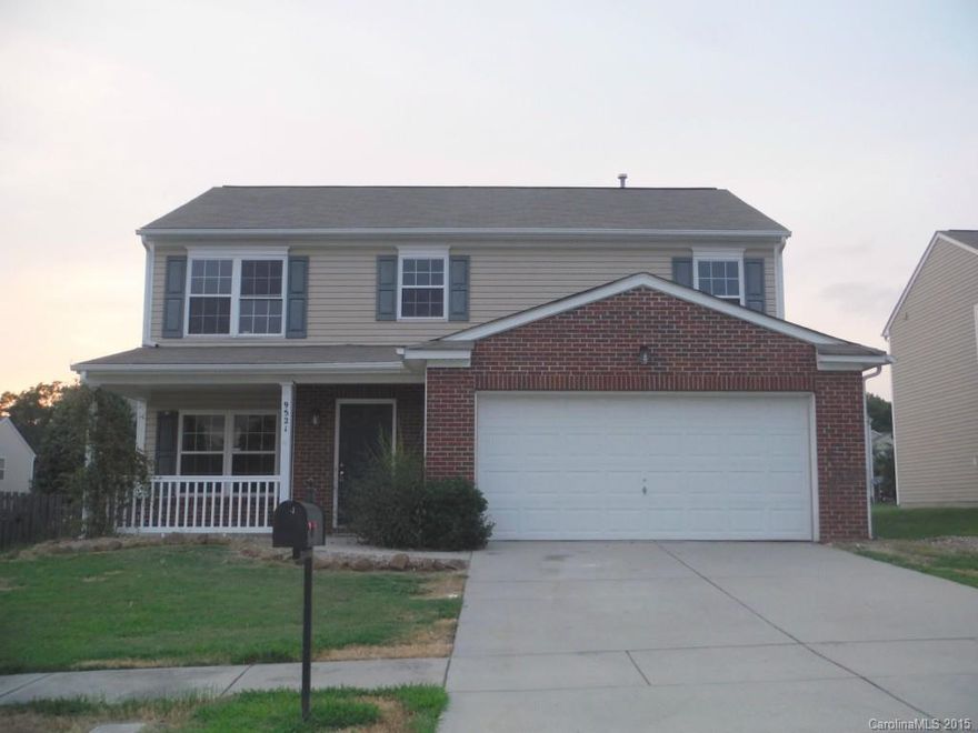 MOVE-IN READY! This 4 bedroom, 3 full bath home has new carpet, new paint, new appliances (self-cleaning oven, microwave and dishwasher). First floor has a bedroom and a full bath. Laminate flooring throughout first floor. Granite countertop on kitchen. Huge master bedroom with walk-in closet. Dual sinks in master bathroom with separate shower and garden tub. Fenced yard. Easy access to I-485