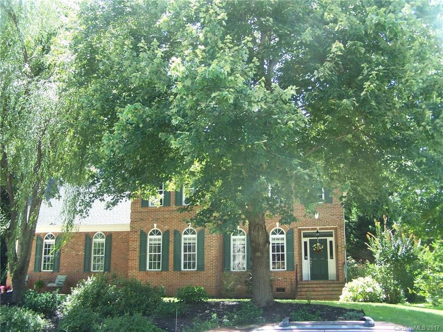 Full Brick w/in-ground pool-vacation at home -walk  to Weddington High-Updated cooks  kitchen w/ granite , stainless &  3 ovens -breakfast bar -open living plan -great for entertaining -coffee bar, large pantry -great storage fenced rear yard - screen porch & plenty of outdoor living spaces formal dining & living -private w/ landscaping -new roof 2013 - both baths update & remodeled -master retreat -Seller will install new hardwoods in carpeted areas on main level & refinish original to match