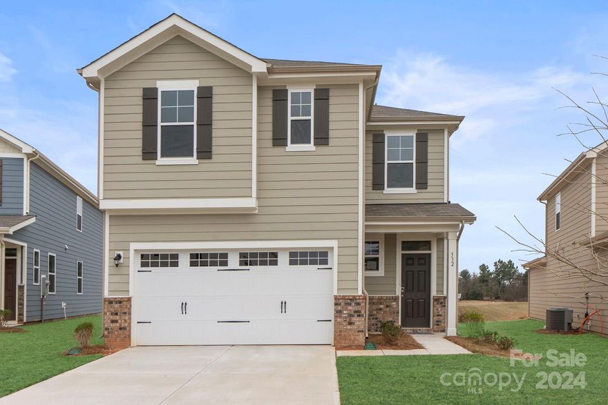 Come see why everyone is talking about York, SC and deciding to make it their home.  Asbury Ridge is a beautiful community that will have 152 homes in it when it is complete.  The community also has a playground, walking trails, and sidewalks.  The Marshall floorplan has and open floor concept with soaring 9 foot ceilings on the first level.  All homes come with luxury vinyl plank in the living space and carpet in the bedrooms.  Each home also includes a beautiful fireplace and 36" cabinetry in the kitchen.  The exterior of the home will come with 4 sides fiber cement board and accent stone or brick depending on the elevation.  Book an appointment soon.  We can't wait to meet you.