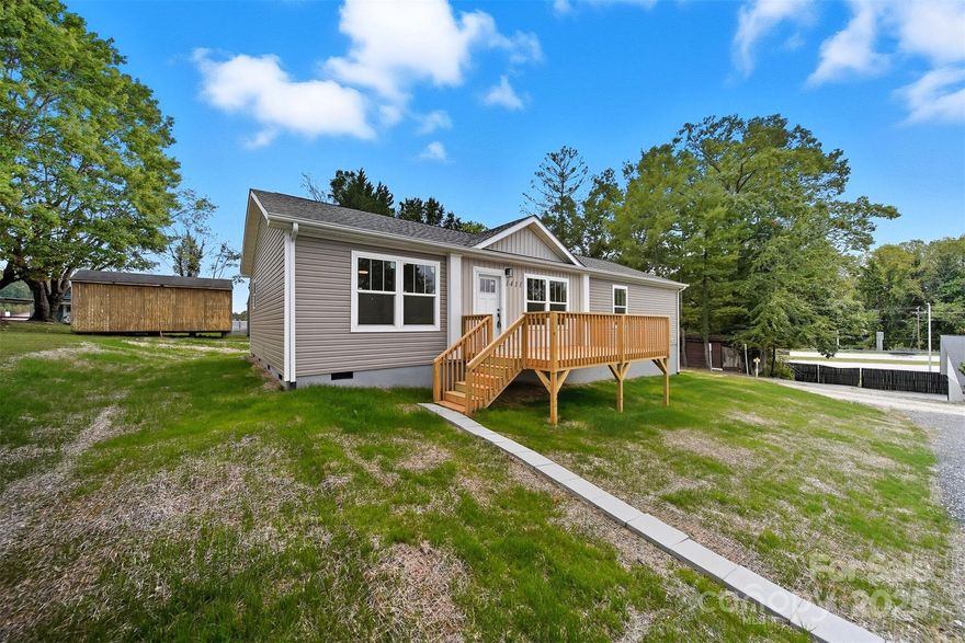 ** MOTIVATED SELLER IS OFFERING A $4000 CREDIT FOR CLOSING COSTS, WITH ACCEPTABLE OFFER *** 
Welcome to this beautiful 2025 off-frame modular home offering 1,400+ sq ft of stylish and functional living space! Perfectly located just minutes from HWY 321, this home provides quick access to dining, shopping, hospitals, and entertainment while still offering the comfort of a convenient and welcoming location. Step inside to an open-concept floor plan that’s perfect for both everyday living and entertaining. The spacious kitchen is a true highlight with an abundance of cabinets, a large island for gathering, and easy flow into the dining area and living room. The split bedroom design ensures privacy, with a large primary suite featuring ample closet space and a comfortable layout. Enjoy outdoor living at its best with a welcoming front porch and a back deck ideal for relaxing or hosting. With modern construction, thoughtful design, and unbeatable convenience, this home is move-in ready and waiting for you!