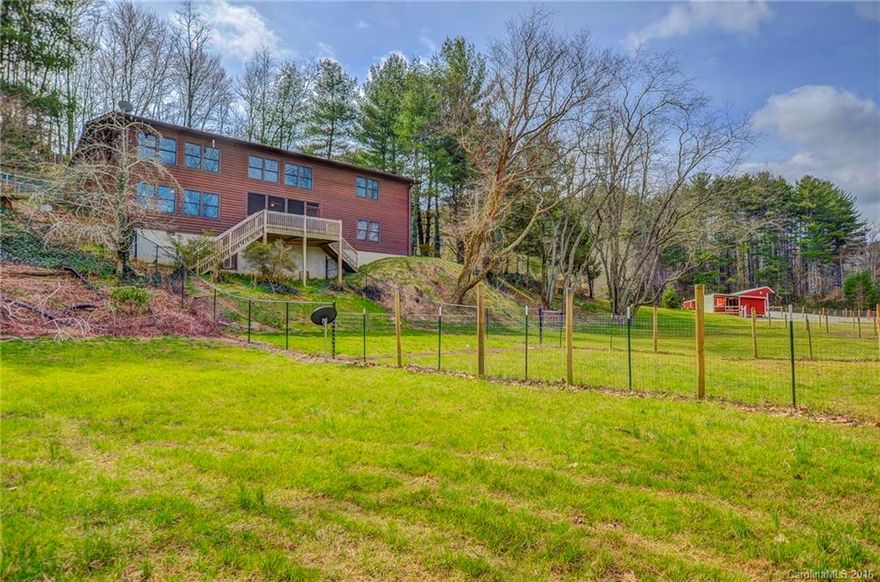 Equestrian paradise!  7.67 acres with renovated log cabin overlooking 3 barns and horse paddocks.  Natural light streams into the sun rooms, hardwood (laminate) throughout, wood stove, patio, deck, open floor plan, screen porch and office.  Most of the acreage is level with Willow Creek bordering property.  If you’re looking for a private getaway, this is a must see.
Portion of property in flood plain.
Buyer advised to inspect septic (see permit attachments).