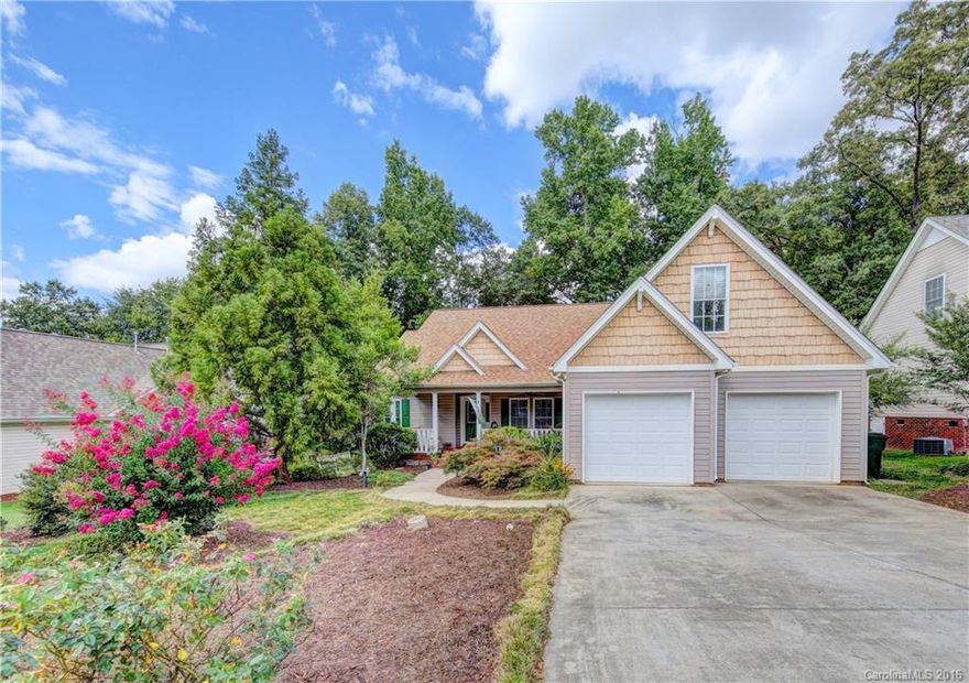 Beautiful three bedroom ranch style home within minutes of I-77 and of course, Starbucks! Stock the pantry in the galley kitchen, which opens to a spacious living room perfect for entertaining. You’ll love the master suite and its garden tub, separate shower, and double vanity. Just in time for fall entertaining, this home has a deck and patio accessible from the living room and master suite. Home has 2 guest rooms, a 2nd bath, and an oversized 2 car garage! Don’t forget the fresh landscaping.