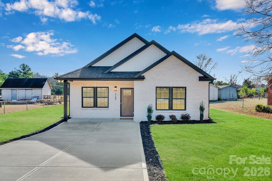 Brand New Construction 3 Bedrooms/ 2 Full Baths Ranch Home in a nice neighborhood with NO HOA. Open Floor Plan, 9 Ft ceilings throughout the homes and Vaulted Ceiling in Living room and Primary bedroom has a walk-in closet. Modern Kitchen features White Quartz Countertops, Subway Tile backsplash, 36" white crisp Shaker style cabinets with soft close cabinets and drawers. Primary Bath has white cabinets, LV Tile flooring, White Quarts countertops with Dual vanities. Another bathroom comes with LV tile flooring, white cabinets and White Quartz countertops. Durable Luxury Vinyl Flooring throughout the rest of the house. Upgraded Fixtures in entire home. Front Covered Porch to enjoy a cup of coffee in this quiet and scenic location. Long and Wide Driveway for multiple cars. BEST NEW CONSTRUCTION ON THE MARKET - SS APPLIANCES - FRIDGE/DISHWASHER/RANGE/MICROWAVE - ARE INCLUDED. Come and See It Today!!!