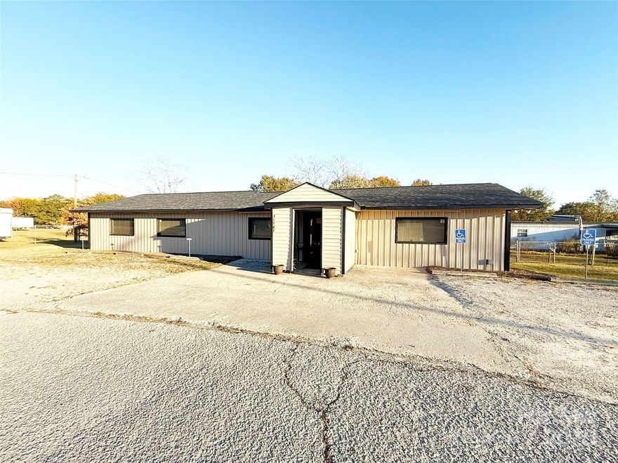 This versatile 1,020 sf building sits on a generous 1-acre lot and offers a rare opportunity for investors and owner-users seeking flexibility, land, and upside potential. Most recently used as a church and previously operated as a convenience store, the property has a layout and history that easily supports a wide range of commercial, service, or redevelopment uses. Zoned General Development, the site can accommodate most business types in accordance with Chesterfield County Building Code, making it ideal for retail, office, service-based operations, light commercial uses, or future repositioning. The main structure features a recently installed architectural shingle roof, providing durability and reducing near-term capital expenses. The interior is now vacant, as the tenant has just moved out, allowing a new owner to take immediate possession and begin operations or renovations without delay. The open site design and ample land provide excellent visibility, parking flexibility, and room for expansion if desired. Adding further value is a mobile home located at the rear of the property, which presents multiple potential income or support uses. Whether utilized for supplemental rental income, on-site management, or future redevelopment, the additional structure enhances the overall investment profile. The property is well-positioned within an area experiencing steady economic growth, supported by regional development, affordable operating costs, and increasing demand for flexible commercial space. Pageland and the surrounding market benefit from limited commercial inventory, particularly for properties offering both usable buildings and sizable land parcels. This supply constraint, combined with growing interest from local businesses and investors, strengthens long-term value and rental potential. With its strategic zoning, sizable lot, recent roof upgrade, and vacant, move-in-ready condition, this property presents a compelling opportunity to acquire a hard-to-find asset in a tightening market. Whether held for income, repositioned for a new business concept, or redeveloped to meet rising demand, this offering stands out as a strong investment in a market with limited availability and growing economic momentum.