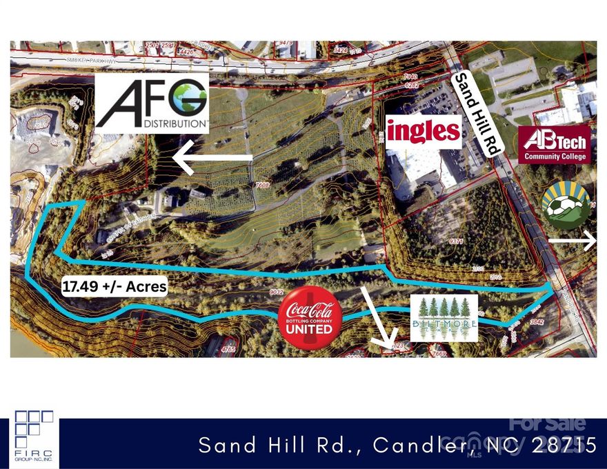 Outstanding opportunity to acquire land in the thriving and rapidly growing Candler / West Asheville corridor. This parcel represents a prime development site with exceptional exposure and accessibility in one of Buncombe County’s most active growth areas.

Ideally situated less than ten miles from Downtown Asheville, the property benefits from prominent frontage and immediate proximity to US-19/23 (Smoky Park Highway), a major regional arterial carrying approximately 20,000–28,000 vehicles per day.

The Candler area functions as a key gateway between Asheville’s expanding suburbs and surrounding rural communities, further enhancing the site’s long-term value. The parcel offers favorable topography, strong road presence, and nearby utilities, with zoning flexibility subject to buyer verification.

Nearby Attractions & Major Employers
- A-B Tech (Asheville–Buncombe Technical Community College)
- Biltmore Lake
- New Belgium Brewing – Distribution Facility
- Buncombe County Sports Complex
- Pratt & Whitney – 1,000,000± SF manufacturing facility

This parcel offers a compelling combination of location, exposure, and growth dynamics that is increasingly difficult to find in the Asheville market.