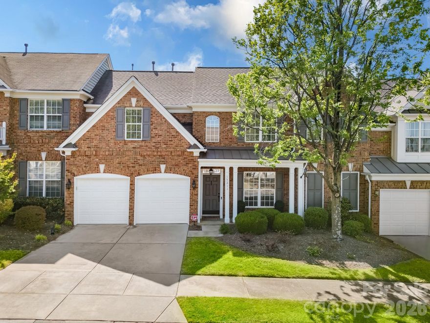 Located in the heart of Ballantyne, this beautifully updated townhome offers the perfect balance of style, comfort, and convenience, all within walking distance to dining, shopping, and everyday amenities.
Inside, you are immediately welcomed by rich wood floors, high ceilings, detailed moldings, and abundant natural light. The open floor plan creates an easy flow for both daily living and entertaining. The kitchen features granite countertops, generous cabinetry, and updated appliances including a newer refrigerator, washer, and disposal.
The primary suite is conveniently located on the main level and offers a spacious ensuite bath with a soaking tub, separate shower, dual vanities, and a large walk-in closet. Upstairs, two additional bedrooms, a loft, and a full bath provide flexible space for guests, a home office, or hobbies. Walk-in attic storage adds rare and valuable extra space.
Major system updates bring peace of mind, including a newer HVAC system and a recently replaced water heater. Additional improvements include updated lighting, faucets, switches, door hardware, refreshed exterior landscaping, and a beautifully updated main bath shower.
Step outside to the charming brick courtyard, thoughtfully landscaped and plumbed for a fountain, creating a private retreat perfect for morning coffee or evening gatherings. Washer, dryer, and grill convey.
Residents enjoy access to a community pool and clubhouse in one of Charlotte’s most sought-after areas.
Stylish, move-in ready, and truly turnkey. This is Ballantyne living at its best.