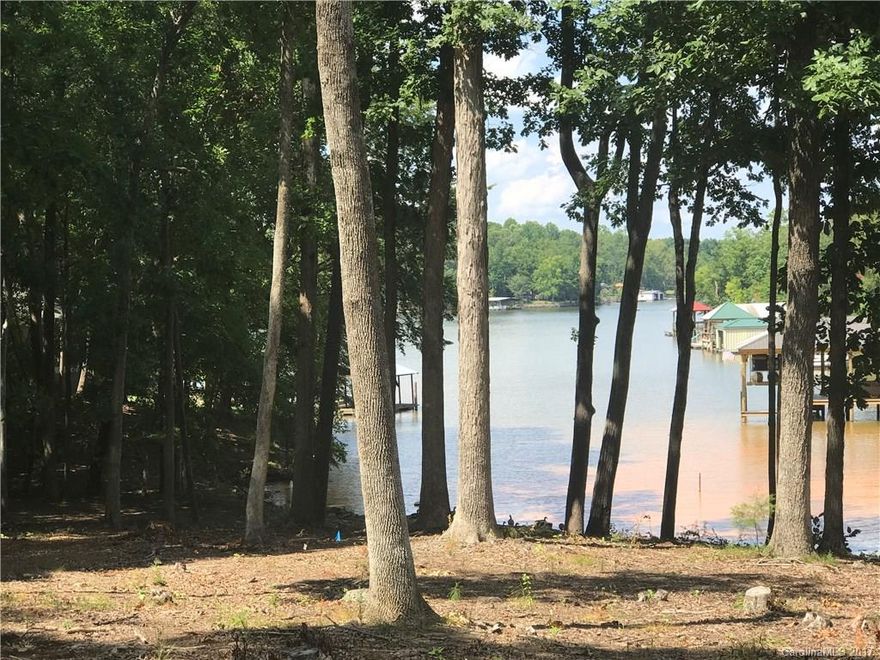 South Carolina waterfront lots are becoming very hard to find! This is not only a beautiful lot but it is located in the heart of Lake Wylie.  Owner is in the process of renewing the expired dock permit and septic permit. Lot is gently sloping and has great views out the entire cove.