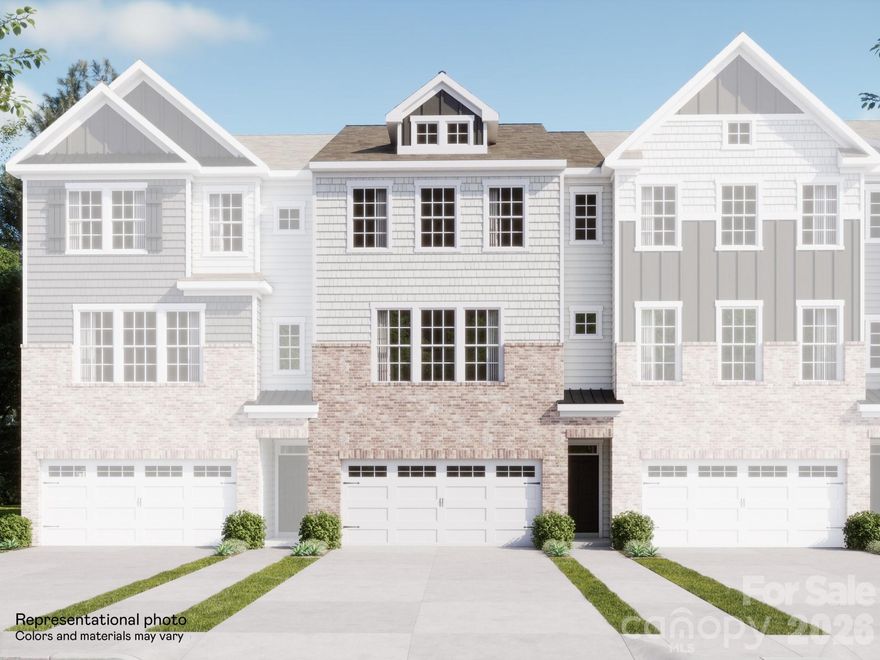 This new three-story townhome is optimized for gracious living. The lower level features a fourth bedroom and two-car garage. Upstairs, an open-plan layout connects the kitchen, breakfast room and family room, with an attached deck for serene indoor-outdoor living. Ideally situated on the top floor are all three bedrooms to provide restful retreats, including the owner’s suite with a private full-sized bathroom. Plus, our signature Everything's Included program means you will get quartz or granite kitchen countertops, stainless steel appliances, luxury vinyl plank flooring, and so much more at no extra cost! Close to downtown Waxhaw, local shops, restaurants, retail and grocery stores. Just a short drive away are Uptown Charlotte and the Promenade at Carolina Reserve shopping center.